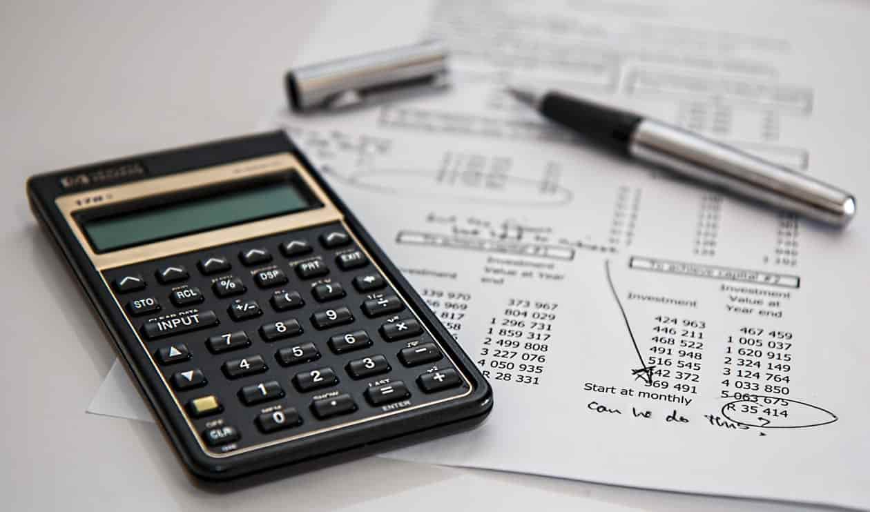 calculator calculation insurance finance 53621 min