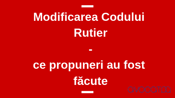 Modificarea Codului Rutier ce propuneri au fost facute11