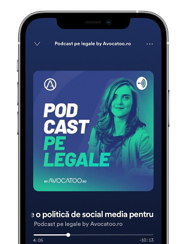 podcast on phone